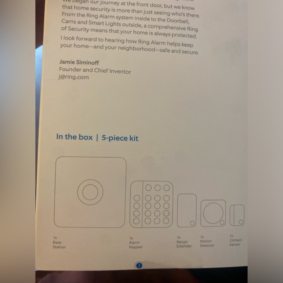 5 Piece Brand New Ring Alarm - Picture 2 of 2